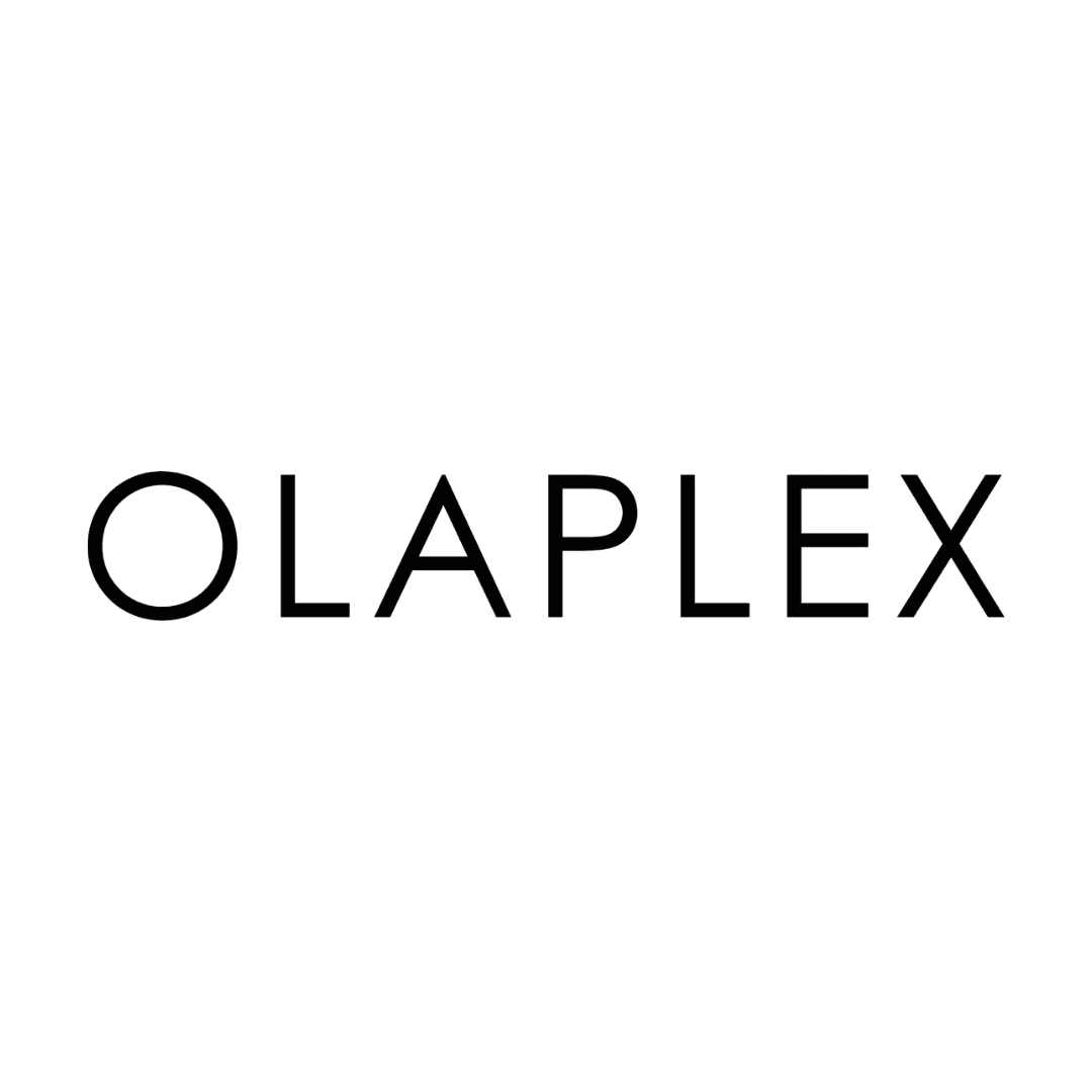 Olaplex logo in black text on a white background.